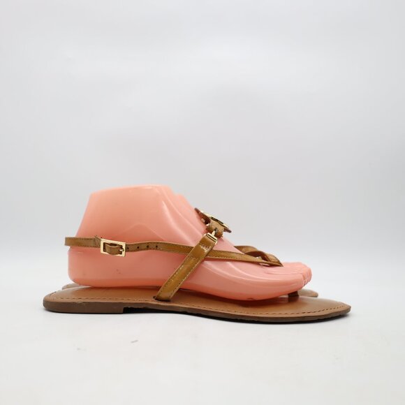 Tory Burch Ali Sandals Patent Leather Women's Size 9 M Casual Sandals - Picture 2 of 12